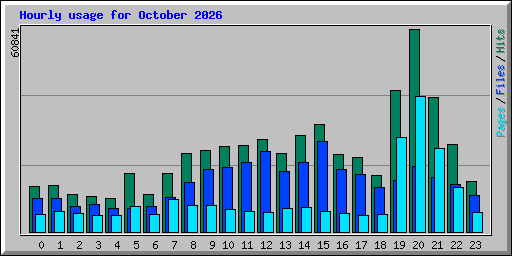 Hourly usage for October 2026